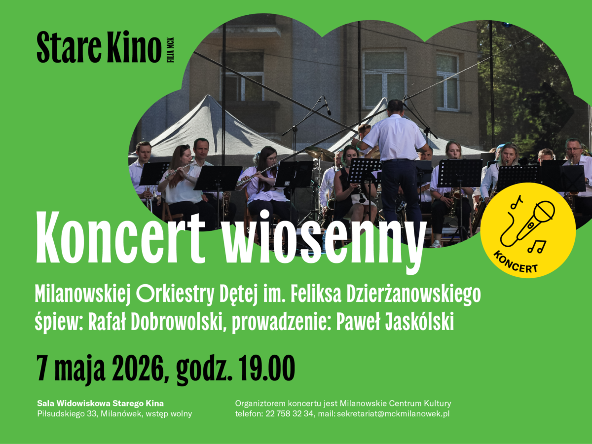 koncert wiosenny milanowskiej orkiestry dętej