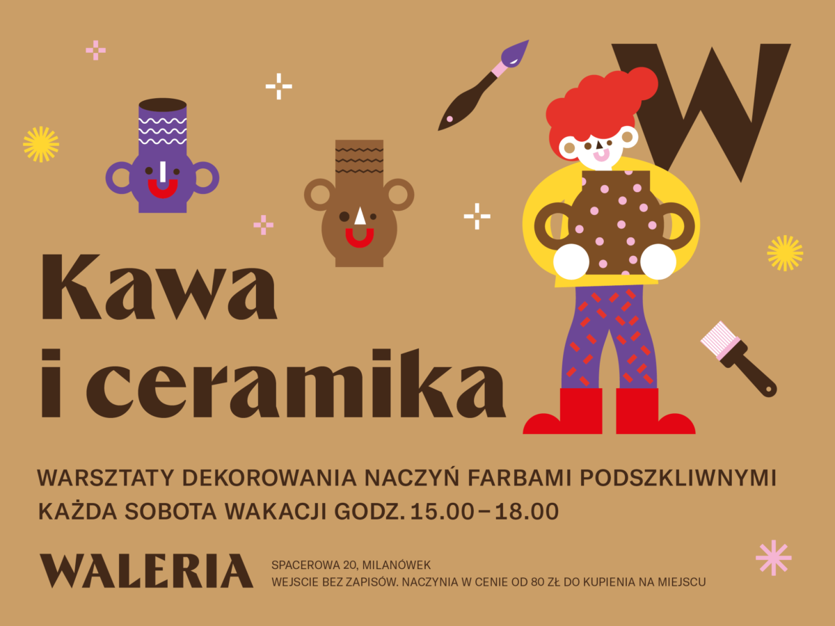 Kawa i ceramika w Willi Waleria